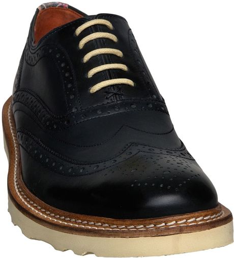 ted baker blue brogues