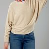 Tommy Hilfiger Woodstock Batwing Jumper in Beige (cream) - Lyst