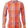 Tommy Hilfiger Felice Check Long Sleeve Shirt in Multicolor (orange) - Lyst
