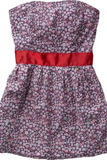 Tommy Hilfiger Elle Floral Boob Tube Dress - Lyst