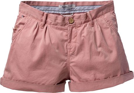 Tommy Hilfiger Farah Cargo Shorts in Pink - Lyst