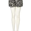 Topshop Aztec Printed Shorts in Black - Lyst