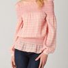 Tory Burch Millicent Blouse in Pink - Lyst