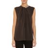 3.1 Phillip Lim Beaded Neck Top in Brown (asphalt) - Lyst