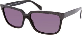 Alexander McQueen 2 Tone Wayfarer Sunglasses - Lyst