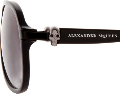 alexander mcqueen sunglasses skull aviators