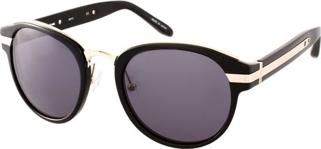 Alexander Wang Alexander Wang Round Sunglasses in Black for Men - Lyst
