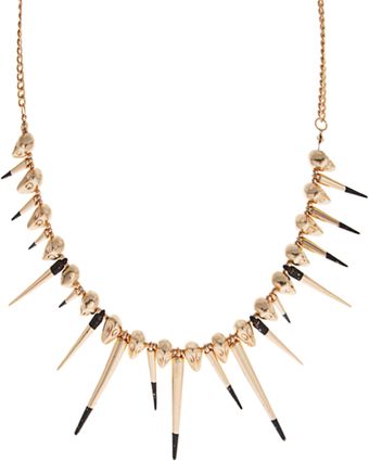  Asos Skull Dipped Spike Collar Necklace 