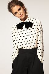 ASOS Collection Asos Velvet Oversized Bow Tie
