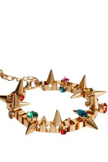 Asos Asos Jewelled Spike Bracelet - Lyst