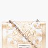 Balmain Gold Tone Ultimate Embossed Shoulder Bag in Gold - Lyst