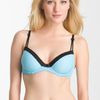Betsey Johnson Lightly Lined Underwire Demi Bra in Blue (blue angel) - Lyst