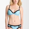 Betsey Johnson Lightly Lined Underwire Demi Bra in Blue (blue angel) - Lyst