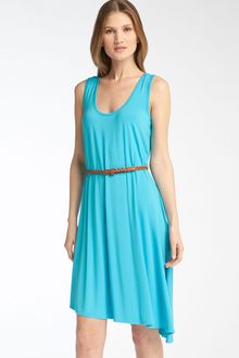 Calvin Klein Asymmetrical Hem Tank Dress - Lyst