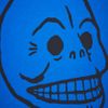 Cheap Monday Cheap Monday Bruce Skull Printed Tshirt in Blue for Men - Lyst