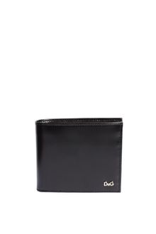 D&G Dg Leather Wallet - Lyst