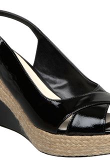Episode Galaxy E Hessian Patent Wedge Sandals - Lyst