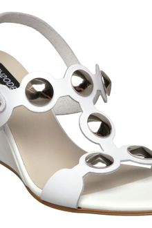 Episode Gothard E Stack Wedge Stud T Bar Sandals - Lyst