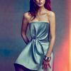 Giorgio Armani Doubleface Silk Gown in Blue (blue slate) - Lyst