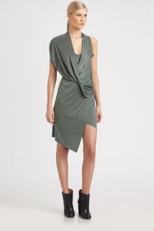 Helmut Lang Shale Jersey Dress - Lyst