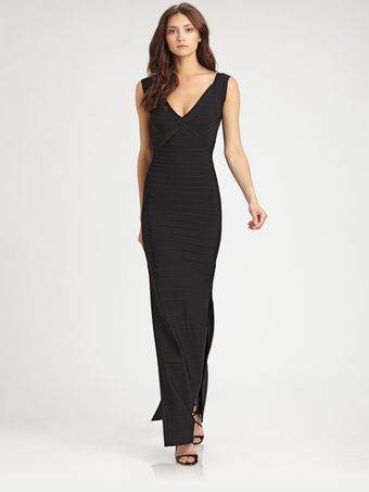 Hervé Léger Gwen Bandage Gown - Lyst