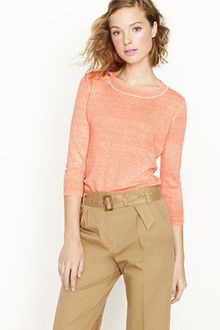 J.Crew Tippi Sweater in Garmentdyed Linen - Lyst
