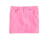 J.crew Garmentdyed Denim Mini in Pink (neon pink) - Lyst