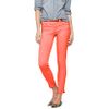 J.crew Garmentdyed Anklezip Toothpick Jean in Pink (neon rose) - Lyst
