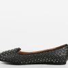 Jeffrey Campbell Martini Studded Flat with Spikes Black in Black - Lyst