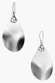 John Hardy Kali Silver Large Teardrop Earrings - Lyst