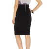 Karen Millen Bandage Knit Skirt in Black - Lyst