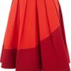 Karen Millen Colour Contrast Collection Skirt in Pink - Lyst