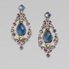 Konstantino Semiprecious Multistone Chandelier Earrings in Blue (silver) - Lyst
