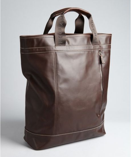 Longchamp Leather Large Bucket Tote in Brown for Men (mocha) | Lyst