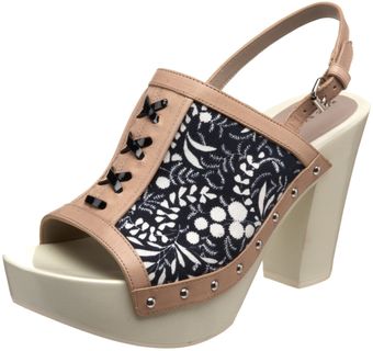  Marc By Marc Jacobs Womens Blog Floral Fabric Clog 