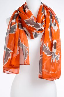 Marc By Marc Jacobs Highlighter Blossom Silk Scarf - Lyst