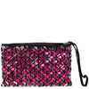 Marni Pink Jewel Embellished Suede Clutch in Pink - Lyst