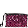Marni Pink Jewel Embellished Suede Clutch in Pink - Lyst