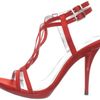 Michael Antonio Michael Antonio Womens Riordansat Platform Sandal in Red - Lyst