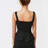 Nasty Gal Peplum Bandage Dress in Black - Lyst
