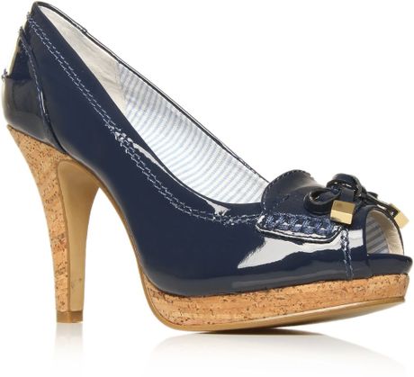 Nine West Dasher Court Shoes in Blue (navy) | Lyst