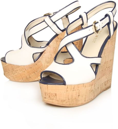 boohoo white wedges