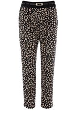 Oasis Oasis Leopard Print Soft Trouser