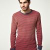 Polo Ralph Lauren Polo Ralph Lauren Long Sleeve Waffle Stripe Tshirt in Blue for Men - Lyst