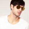 Ray-ban Rayban Aviator Sunglasses in Brown for Men (gold) - Lyst