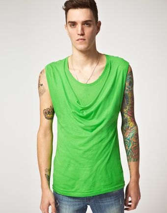 Unconditional Unconditional Double Drape Vest - Lyst