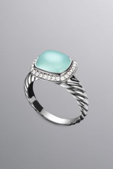 David Yurman Noblesse Ring Aqua Chalcedony - Lyst