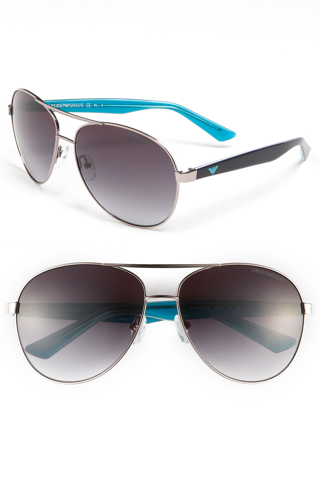 emporio armani aviator sunglasses
