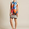 Peter Pilotto Peter Pilotto Womens Digital Print Zip Shift Dress in Blue (red) - Lyst