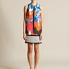 Peter Pilotto Peter Pilotto Womens Digital Print Zip Shift Dress in Blue (red) - Lyst